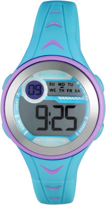 Fashion Anti-static  Womens Digital Watches With EL Back Light KU