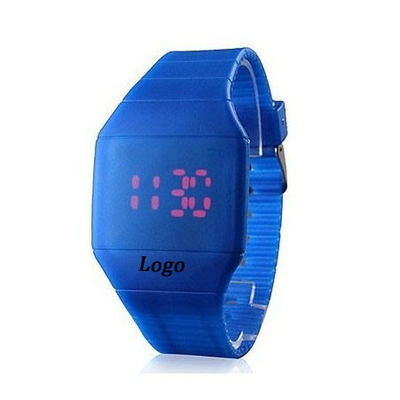 LED rubber wrist watch