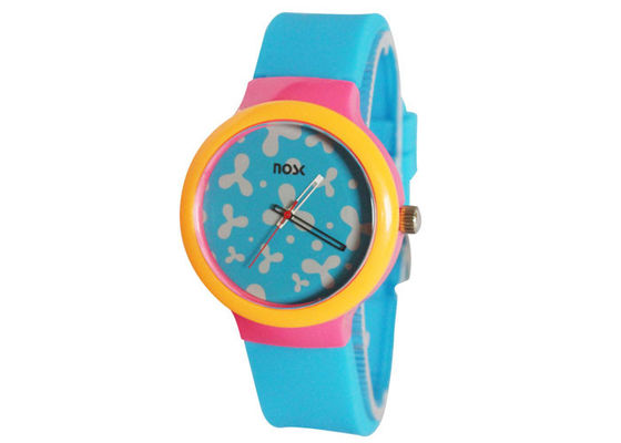 Plastic Case Quartz Sport Watch / Red Girls Quartz Movement Watch
