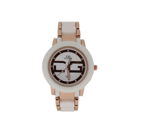 Trendy Womens Quartz Watch , OEM 3 ATM Sports Watch With Diamond Number