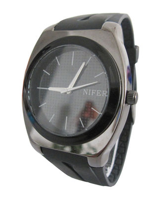 TPU Nixon Style Quartz Sport Watch Shockproof Custom Made Watches