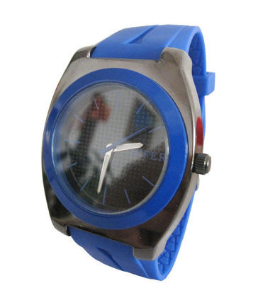 TPU Nixon Style Quartz Sport Watch Shockproof Custom Made Watches