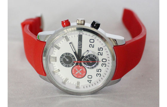 Unisex Round Quartz Sport Watch Waterproof Wrist Watch With Fake Eyes Dial