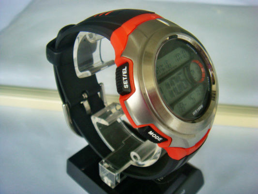 Plastic Round Count-Down Timer Quartz Digital Watches For Men