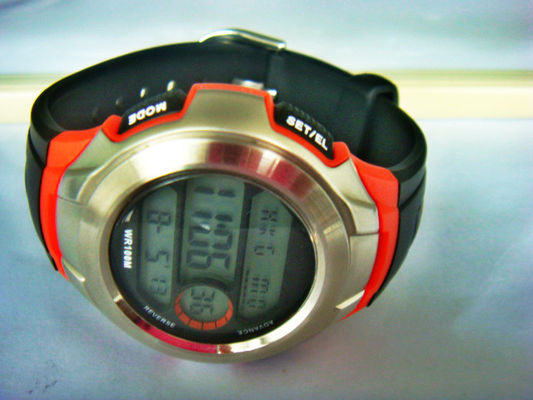 Plastic Round Count-Down Timer Quartz Digital Watches For Men