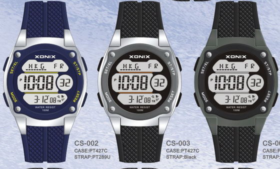 Mens Sports Quartz Digital Watches With 100M Water Resistant