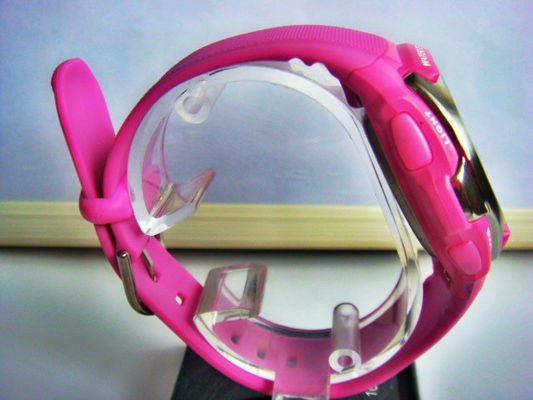 Sporty Plastic Quartz Ladies Digital Watches Waterproof CE ROHS