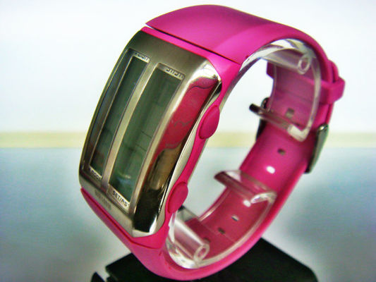 مستطيل سيدة مرو Digital ساعة مع إثنان نافذة فص