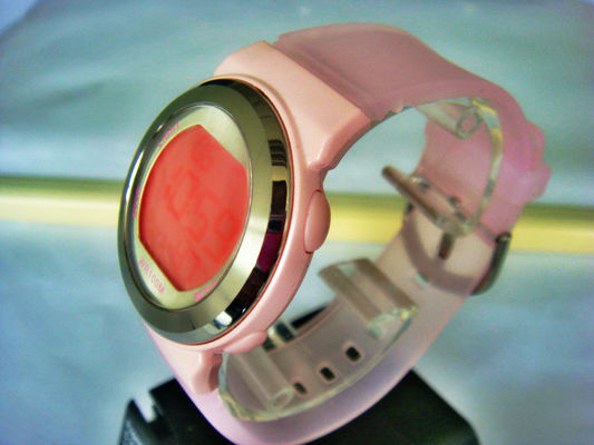 Waterproof Sporty Ladies Quartz Digital Watch With LCD Screen