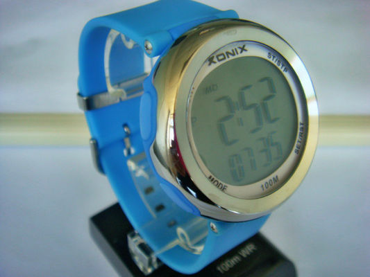 Round Sporty LCD Electronic Quartz Digital WristWatch for Unisex