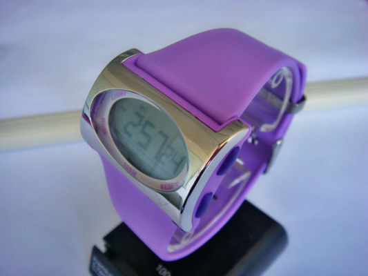 Rectangular Ladies Quartz Digital Watch , Dual Time Watches For Women