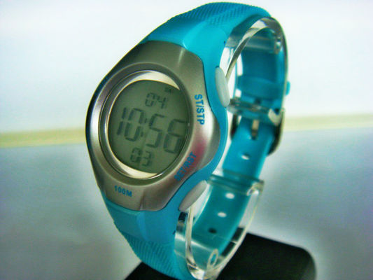 Plastic Boys Quartz Digital Watch With Dual Time 24 Hour Format