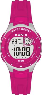 10 Atm Water Proof El Light Lithium Battery Sporty Quartz Digital Watches For Girl And Boy