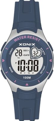 10 Atm Water Proof El Light Lithium Battery Sporty Quartz Digital Watches For Girl And Boy