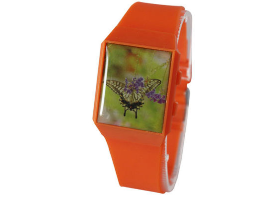 Childrens LED Watch - Glass Lens - TPU Strap - Stainless Steel Back - Super Men