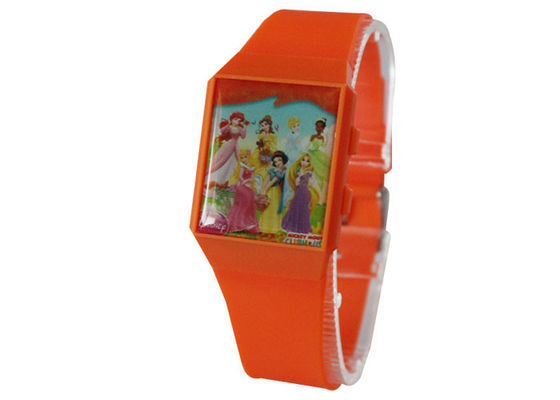 Childrens LED Watch - Glass Lens - TPU Strap - Stainless Steel Back - Super Men