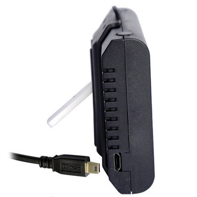 USB LCD Black Carbon Monoxide Detector Alarm