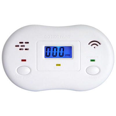 Battery Operated Carbon Monoxide Alarm Detector with DC Adapter