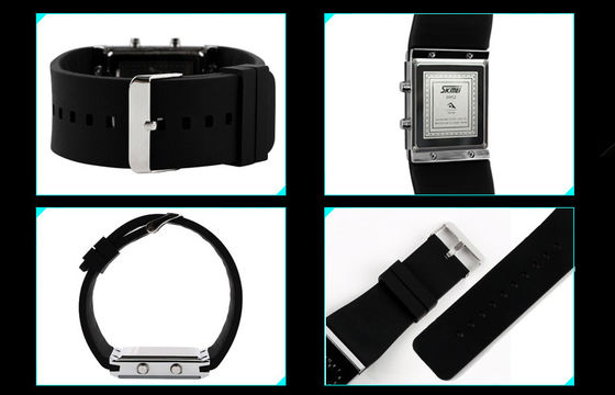 Girls LED Digital Wrist Watch Blue Silicone Strap Electronic Watches