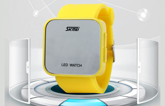 Wommens Pink Digital Watch ABS Case LED Wrist Watch 1 ATM Water Resistant