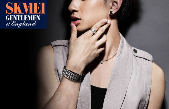 Water Resistant LED Digital Wrist Watch , Man Iron Samurai Watch