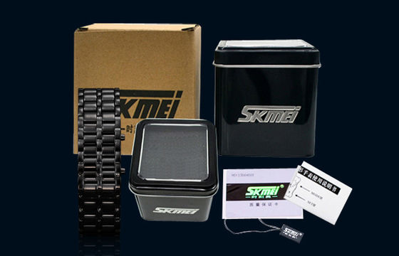 Water Resistant LED Digital Wrist Watch , Man Iron Samurai Watch