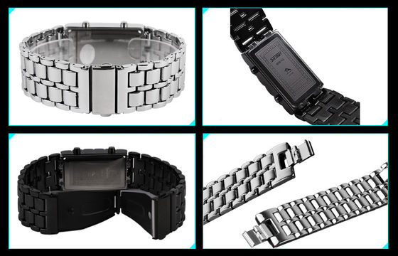 Reloj de la lava LED del samurai del hierro del hombre de Skmei, reloj del LED Digital
