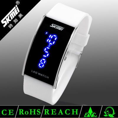 3 atm water {capit}resistant Unisex زاهي pu نطاق led Digital wristwatch لرجل