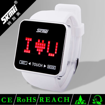 Design Japan Movement Touch Screen LED Digital Watches For Lovers