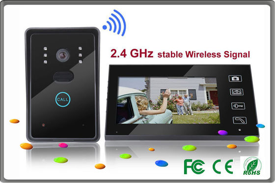infrare 7"lcd دار اتّصال داخليّ نظام, آلة تصوير آليّ رقميّ وصواص باب مشاهد