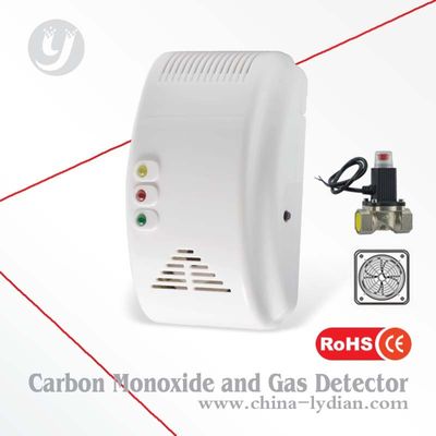 Detector 2 de carbono da liga de monóxido e de gás em 1 alarme do verificador do gás de envenenamento