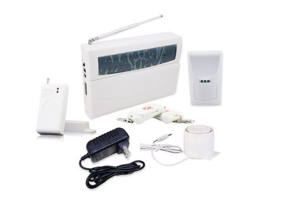 Remote Control Wireless Burglar Alarm Systems With 8 Zones
