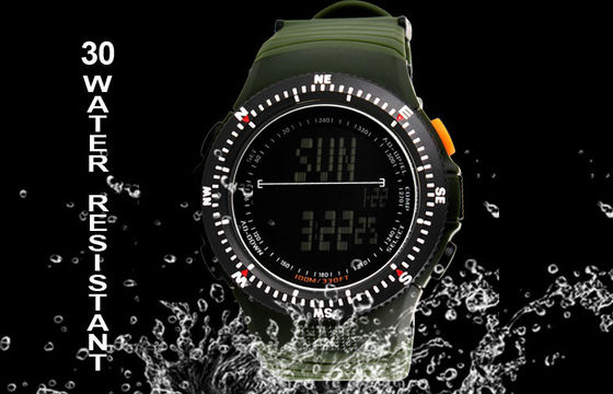 LCD Display Multifunction Sport Watch Modern Man Mountaineering Watches