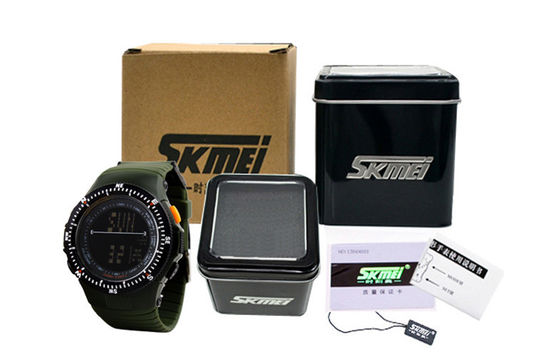 LCD Display Multifunction Sport Watch Modern Man Mountaineering Watches