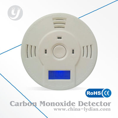 جهاز عرض LCD CO إنذار الحريق ثاني أكسيد كاشف / الكربون كاشف