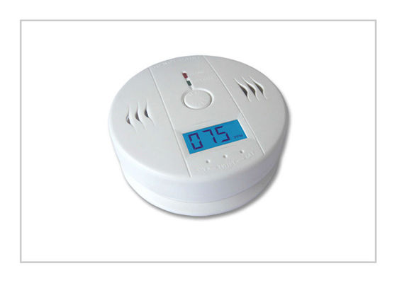 Wall Mounted CO Alarm Detector With 4 Digits Lcd Displayer