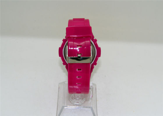 Prenda impermeable casual ligera azul del reloj 3ATM del EL Digital del cronómetro unisex del LCD