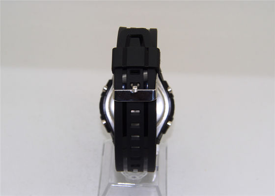 La luz azul 30 del EL del cronómetro del reloj de los deportes del LCD Digital del señor mide resistente de agua