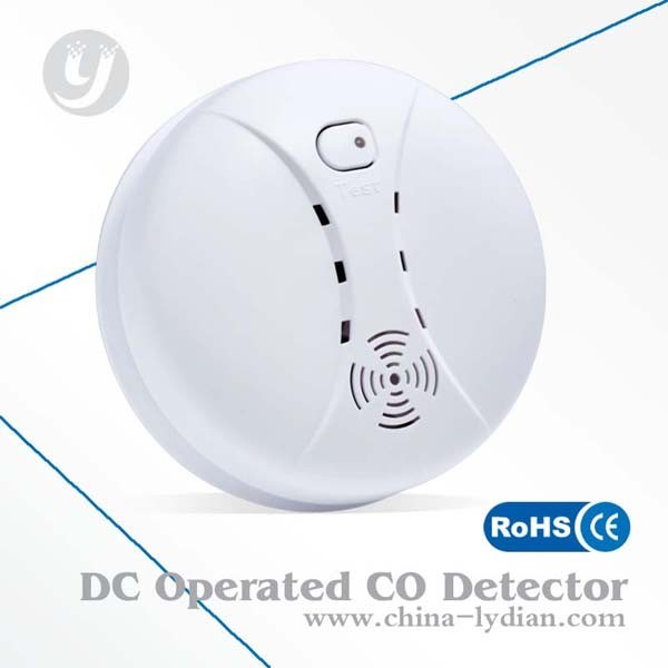 ABS CO Alarm Detector EN50291 Carbon Monoxide Detector 30mA With LED Display