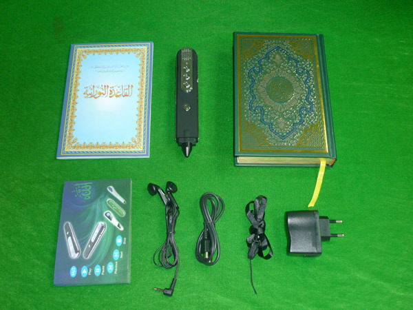 4 GB holy quran dual battery Recording and audio reading pens, touching Digital Quran Pen