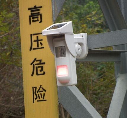 Solar Outdoor Spot Notifier Against High Tension Power