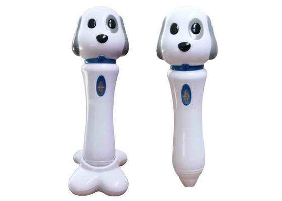 Niños plásticos blancos que aprenden el perro lindo de la pluma educativo con la grabación/MP3